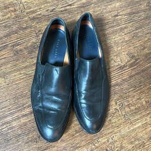 Cole haan super comfy slip on black dress shoe